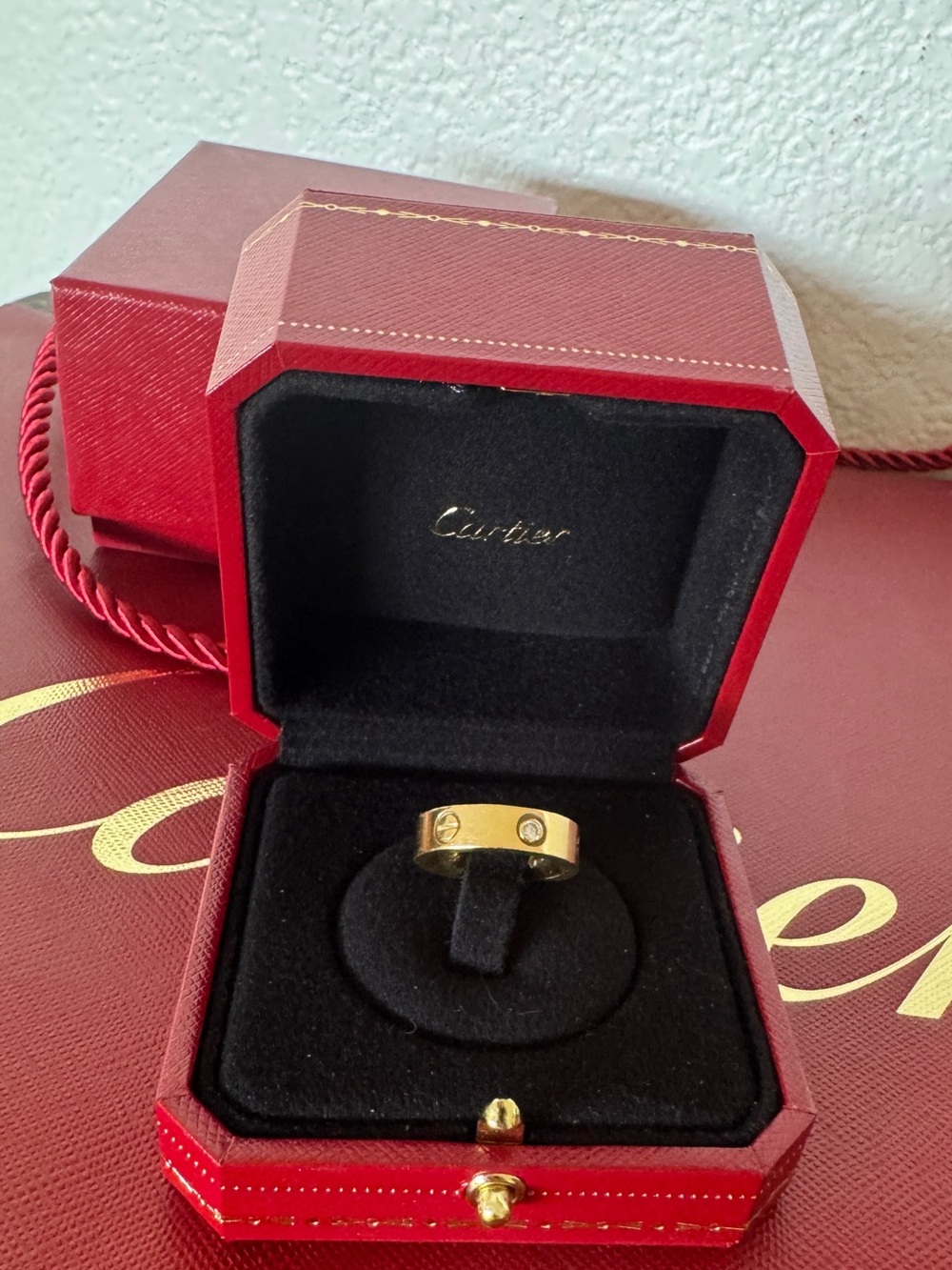 100% authentic Cartier love ring - Picture 3 of 10